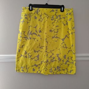 JCrew Floral Pencil Skirt